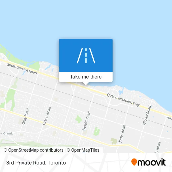 3rd Private Road map