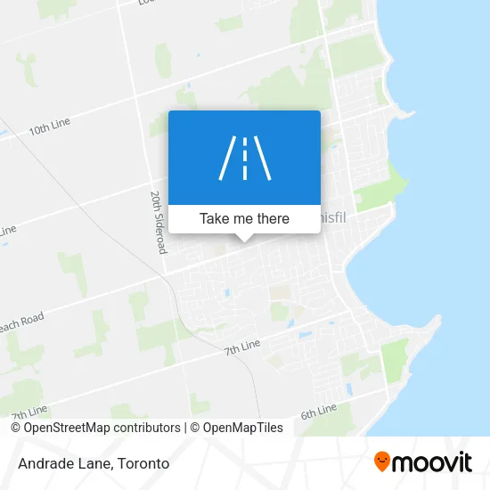 Andrade Lane map