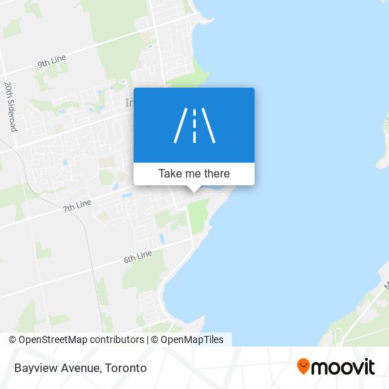 Bayview Avenue map