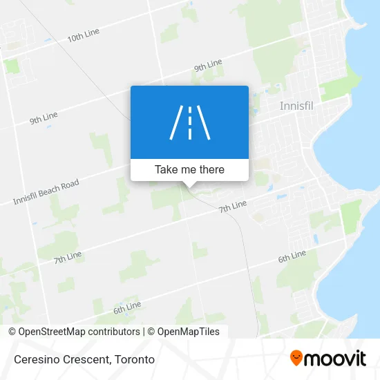 Ceresino Crescent map