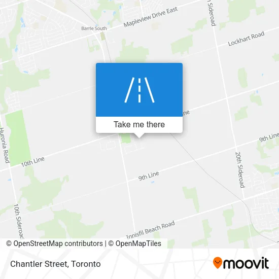 Chantler Street map