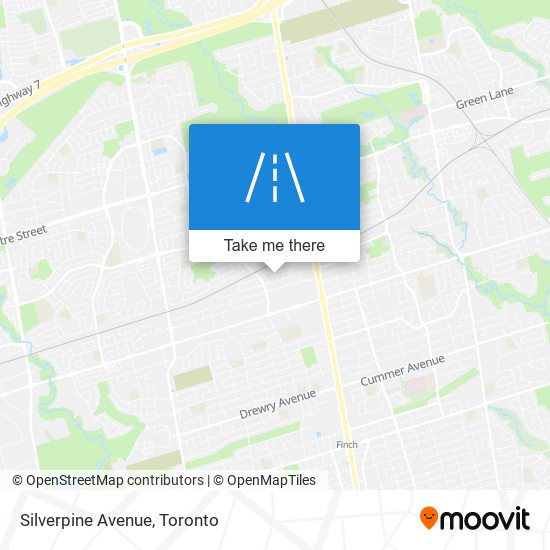 Silverpine Avenue map