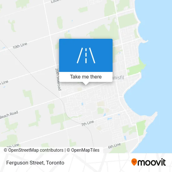 Ferguson Street map