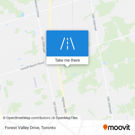 Forest Valley Drive map