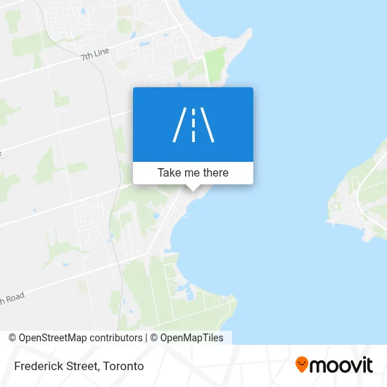 Frederick Street map