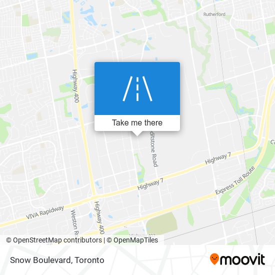 Snow Boulevard map