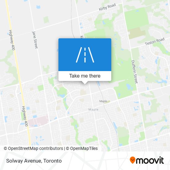 Solway Avenue map