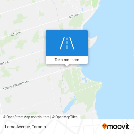 Lorne Avenue map