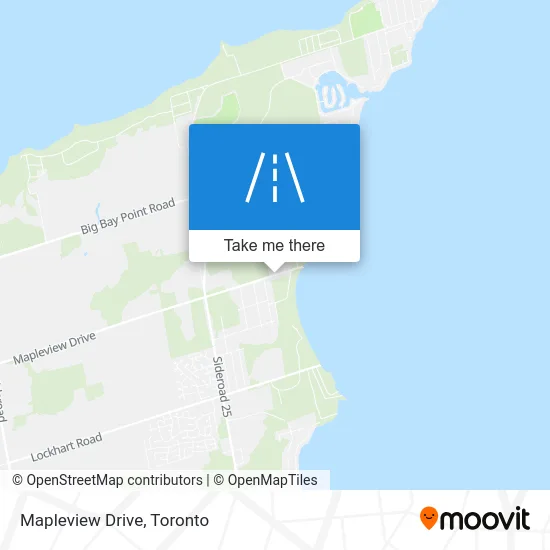 Mapleview Drive map