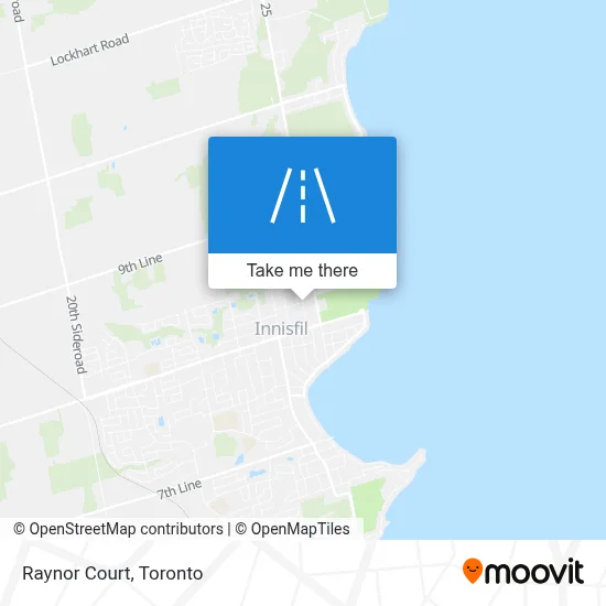 Raynor Court map
