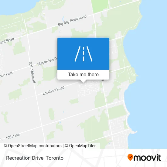 Recreation Drive map