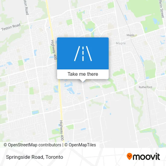 Springside Road plan