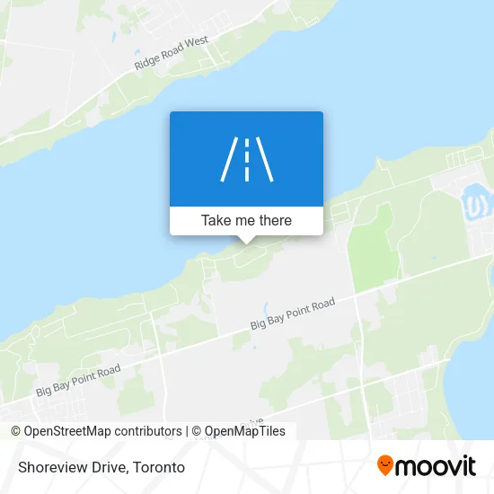 Shoreview Drive map