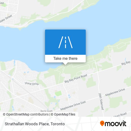 Strathallan Woods Place map