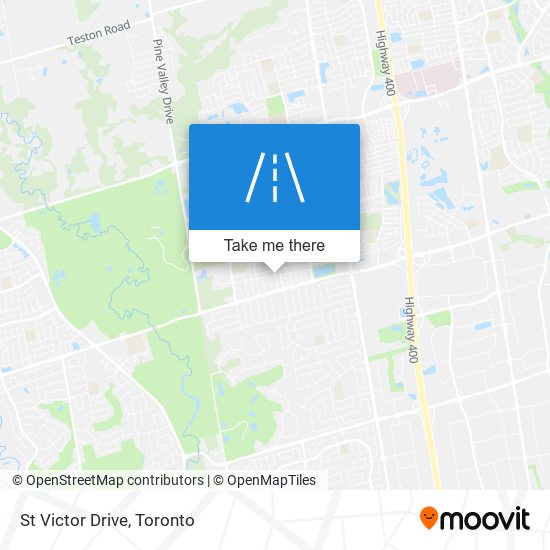 St Victor Drive map