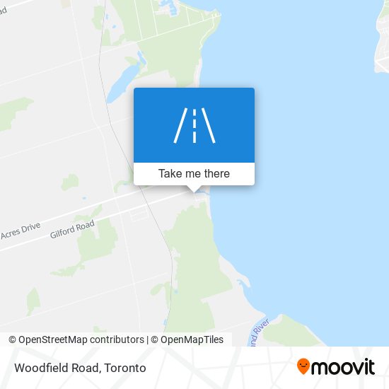 Woodfield Road map