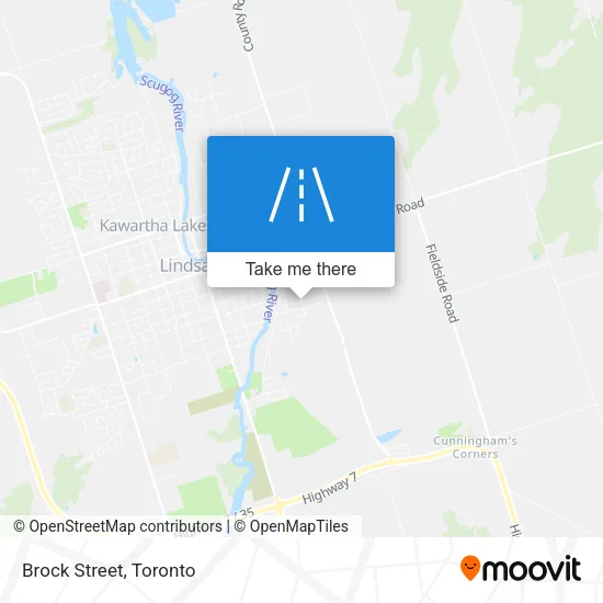 Brock Street map