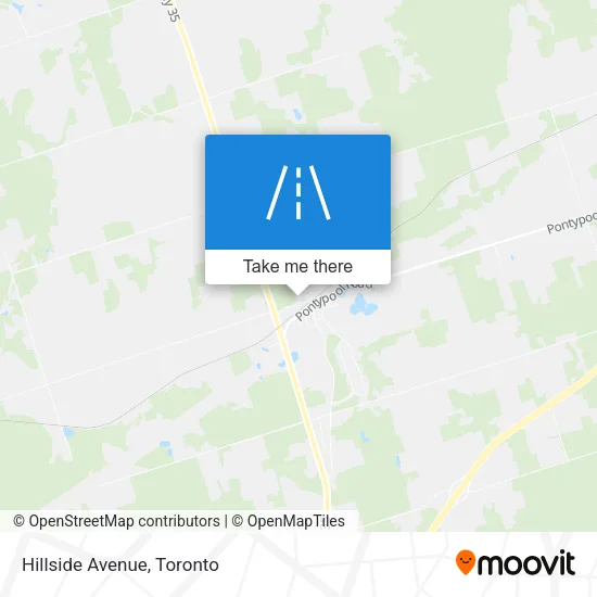 Hillside Avenue map