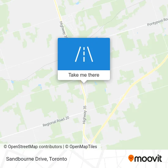 Sandbourne Drive map