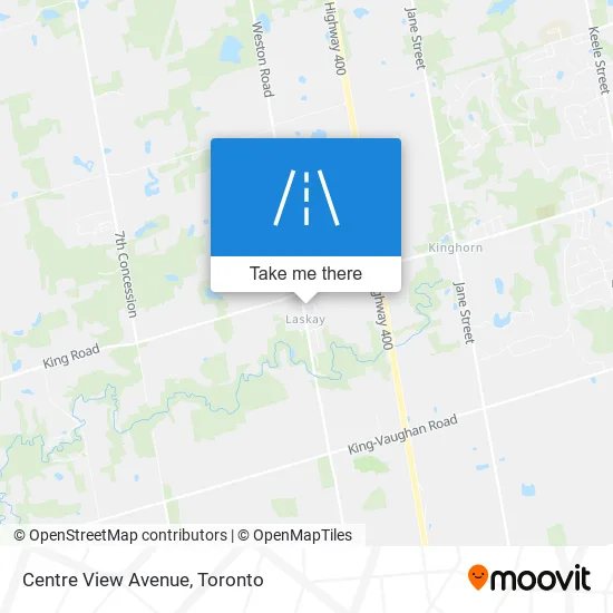 Centre View Avenue map