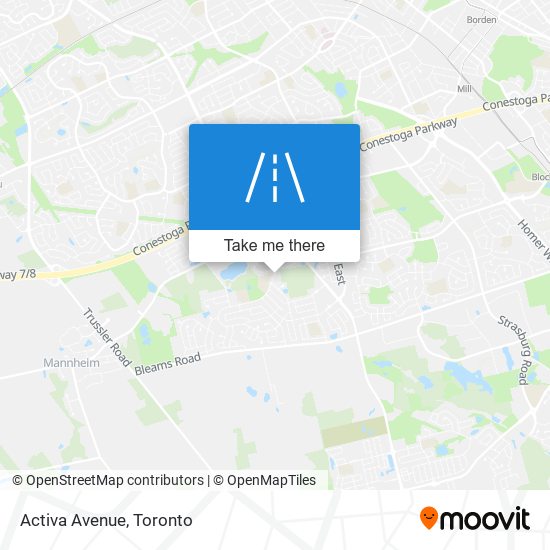 Activa Avenue map