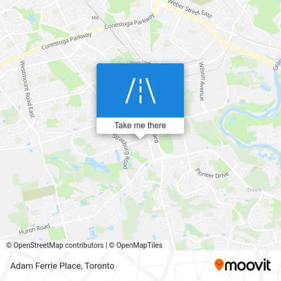 Adam Ferrie Place map