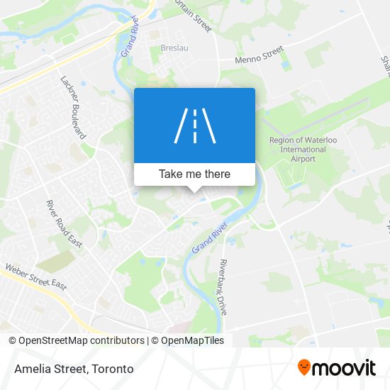 Amelia Street map