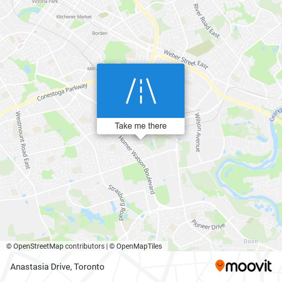 Anastasia Drive map