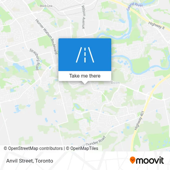 Anvil Street map