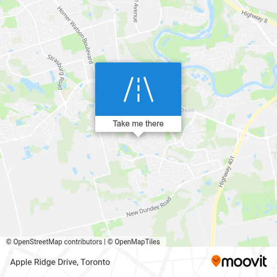 Apple Ridge Drive map