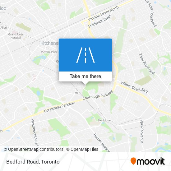 Bedford Road map