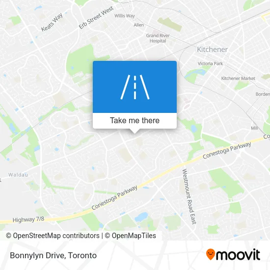 Bonnylyn Drive map