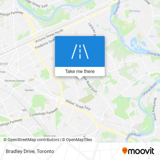 Bradley Drive map