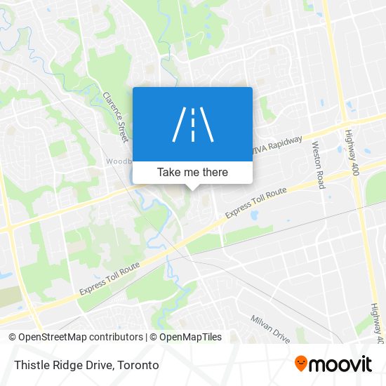 Thistle Ridge Drive map