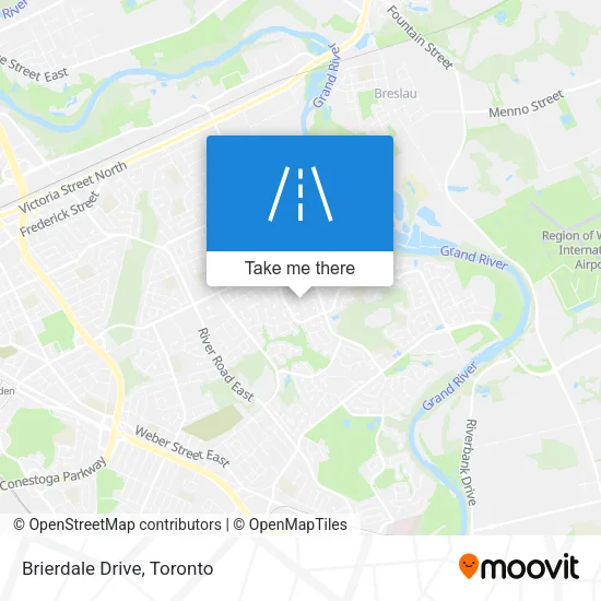Brierdale Drive map