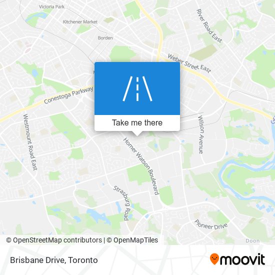 Brisbane Drive map