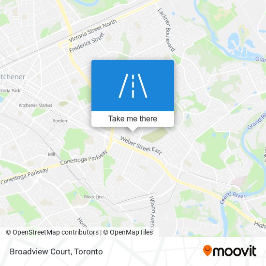 Broadview Court map