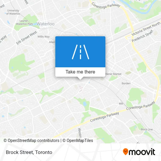 Brock Street map