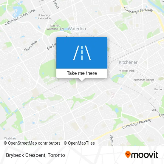 Brybeck Crescent map
