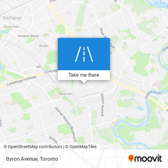 Byron Avenue map