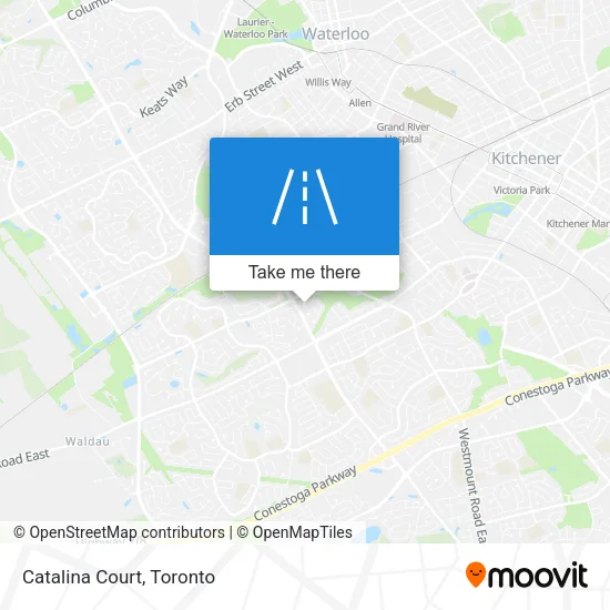 Catalina Court map