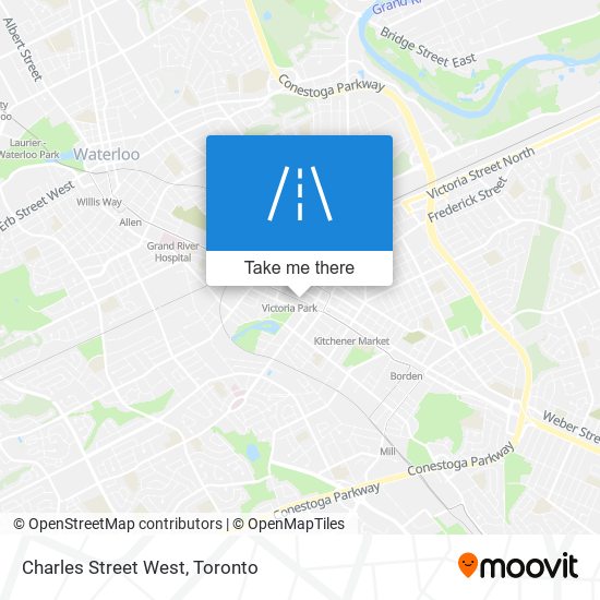 Charles Street West map