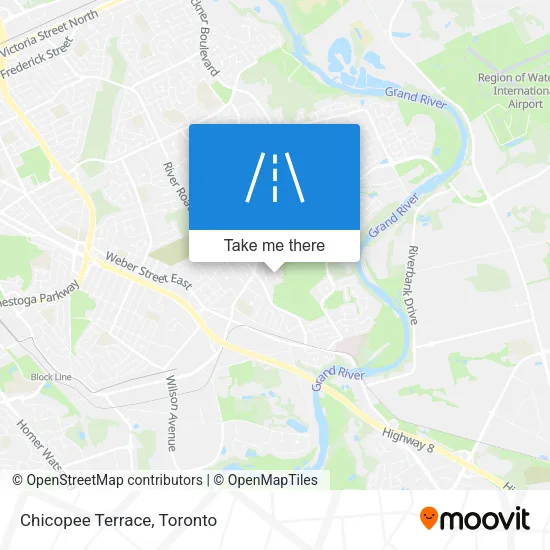 Chicopee Terrace map