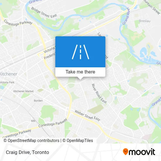 Craig Drive map