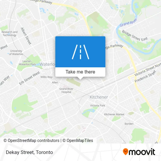 Dekay Street map