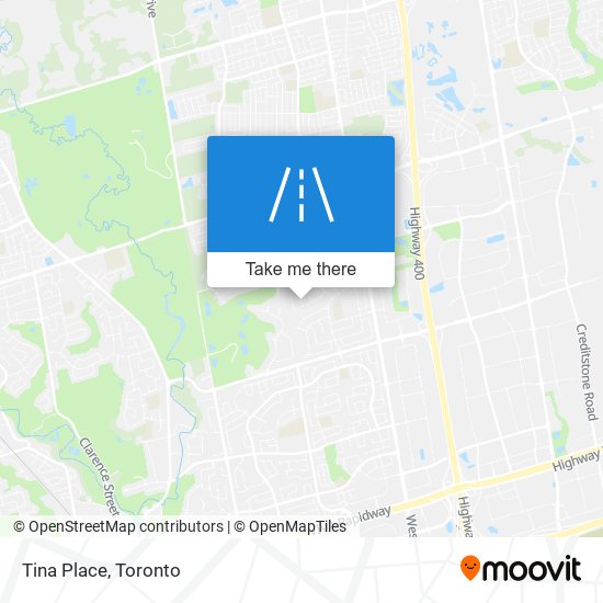 Tina Place map