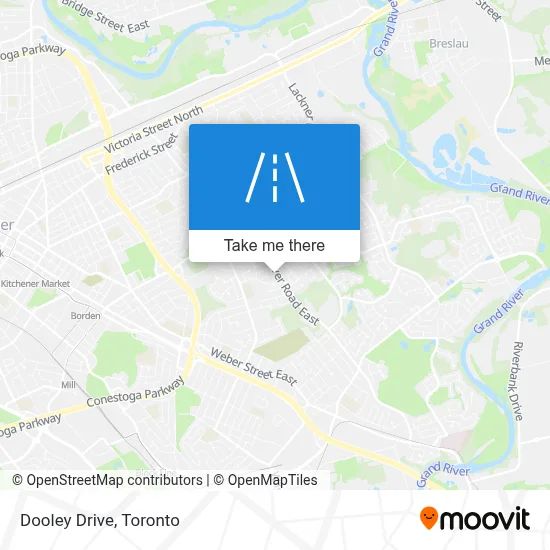 Dooley Drive map