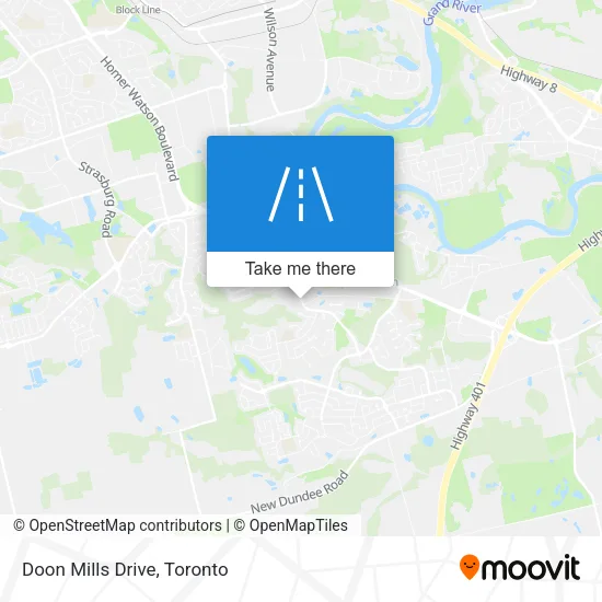 Doon Mills Drive map
