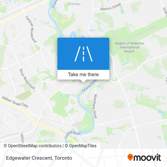 Edgewater Crescent map