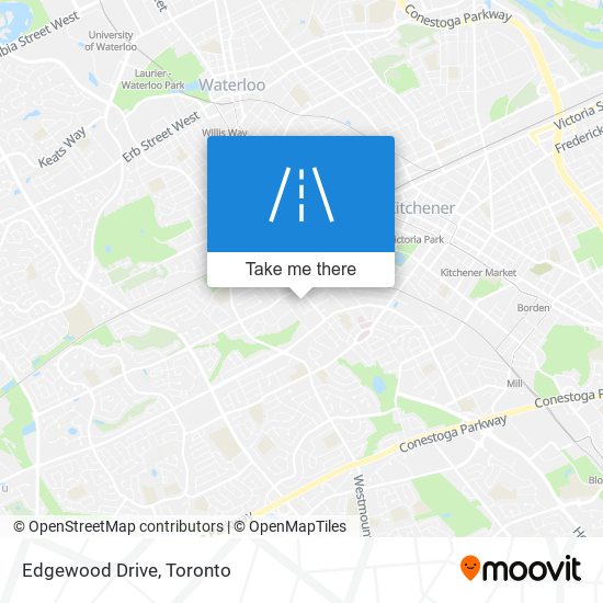 Edgewood Drive map